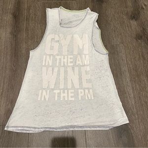 Graphic gym tank
